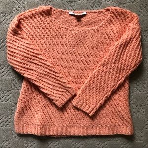 DVF orange knit sweater